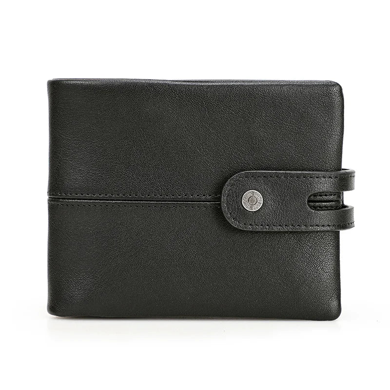 Carteira Masculina em Couro Genuino - Contact Men