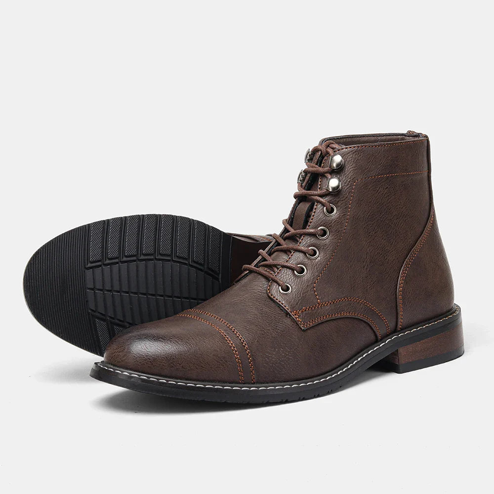 Bota Masculina em Couro Genuino - Renato Keven