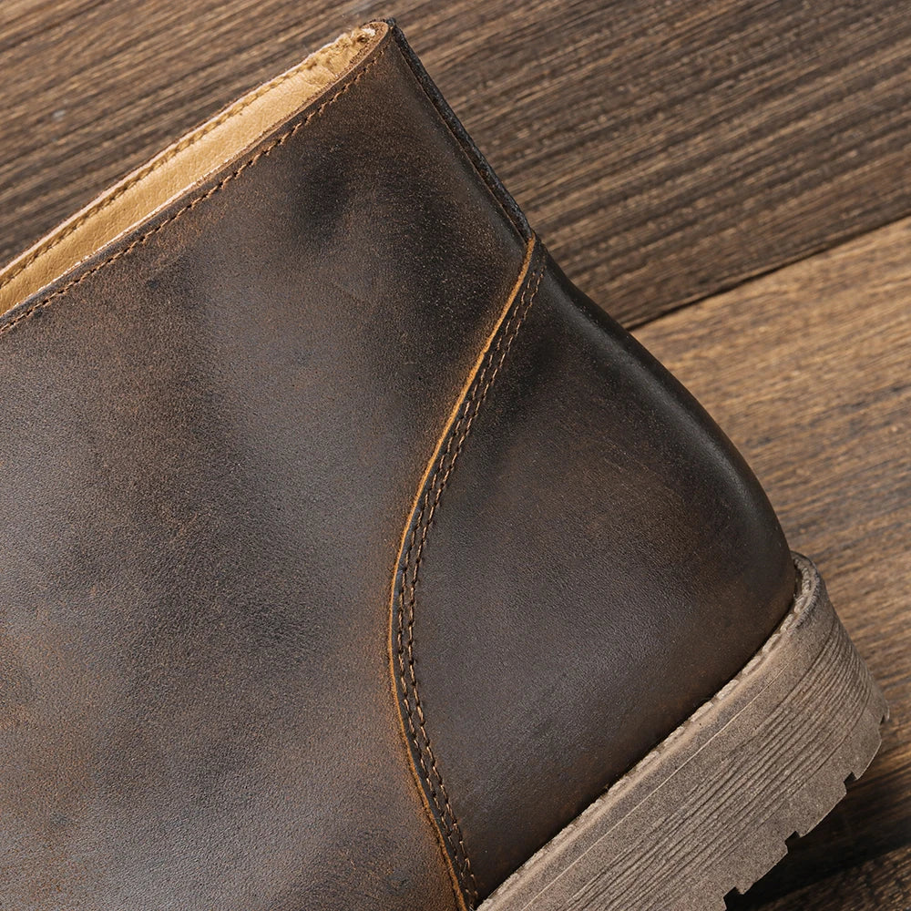 Bota Masculina em Couro Genuino - Jeff Jed