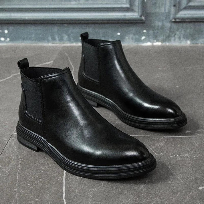 Bota Masculina Chelsea em Couro Ferrutini FRT252
