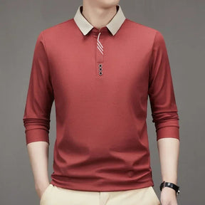 Camisa Polo  Comprida Gola Sofisticada