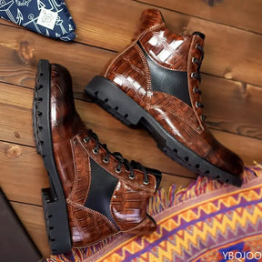 Bota Masculina em Couro Genuino - RusticMen