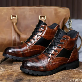 Bota Masculina em Couro Genuino - RusticMen
