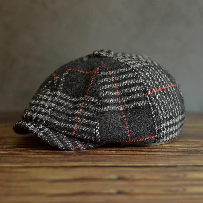 Boina Masculina Inglesa de Lã Ferrutini FRT274