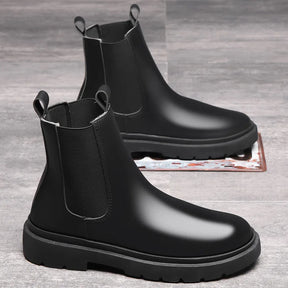 Bota Masculina Chelsea em Couro Ferrutini FRT244